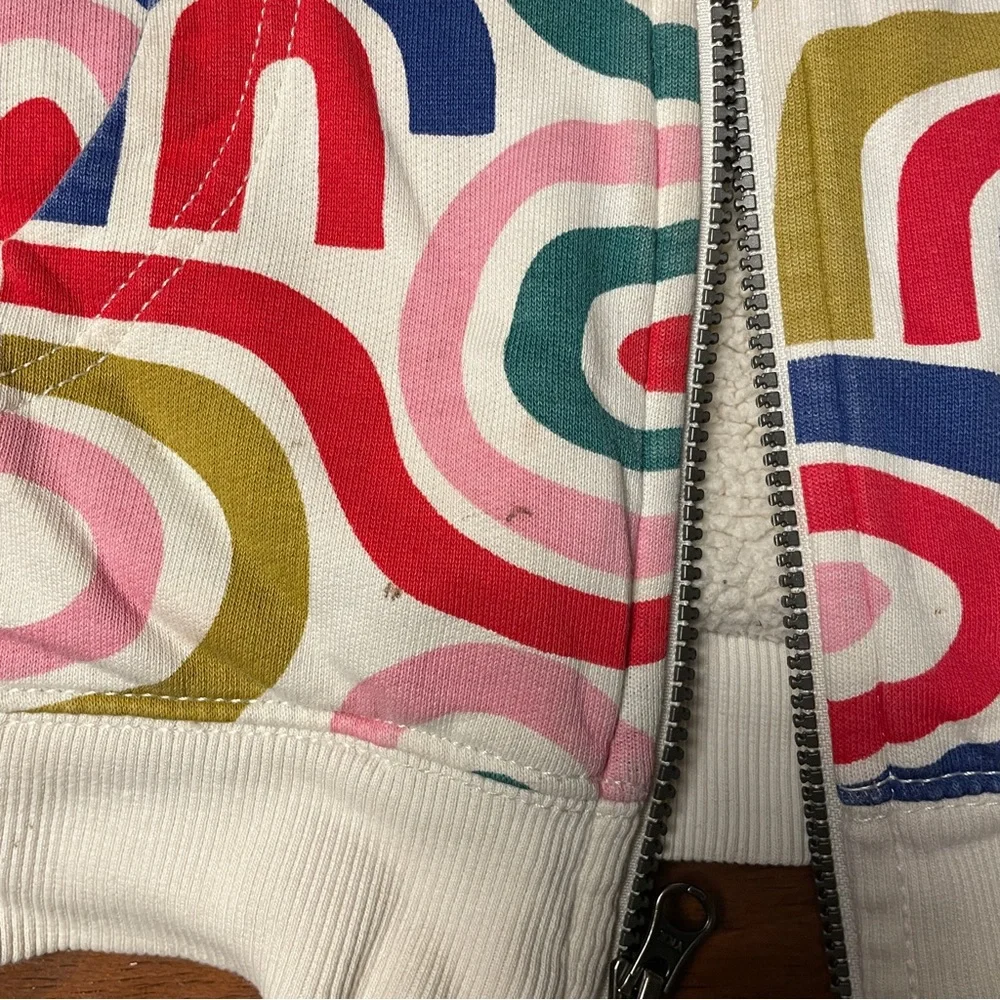 Used Hanna Andersson Colorful Geometric Kids Hoodie